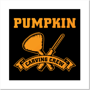 Pumpkin Carving Crew Posters and Art